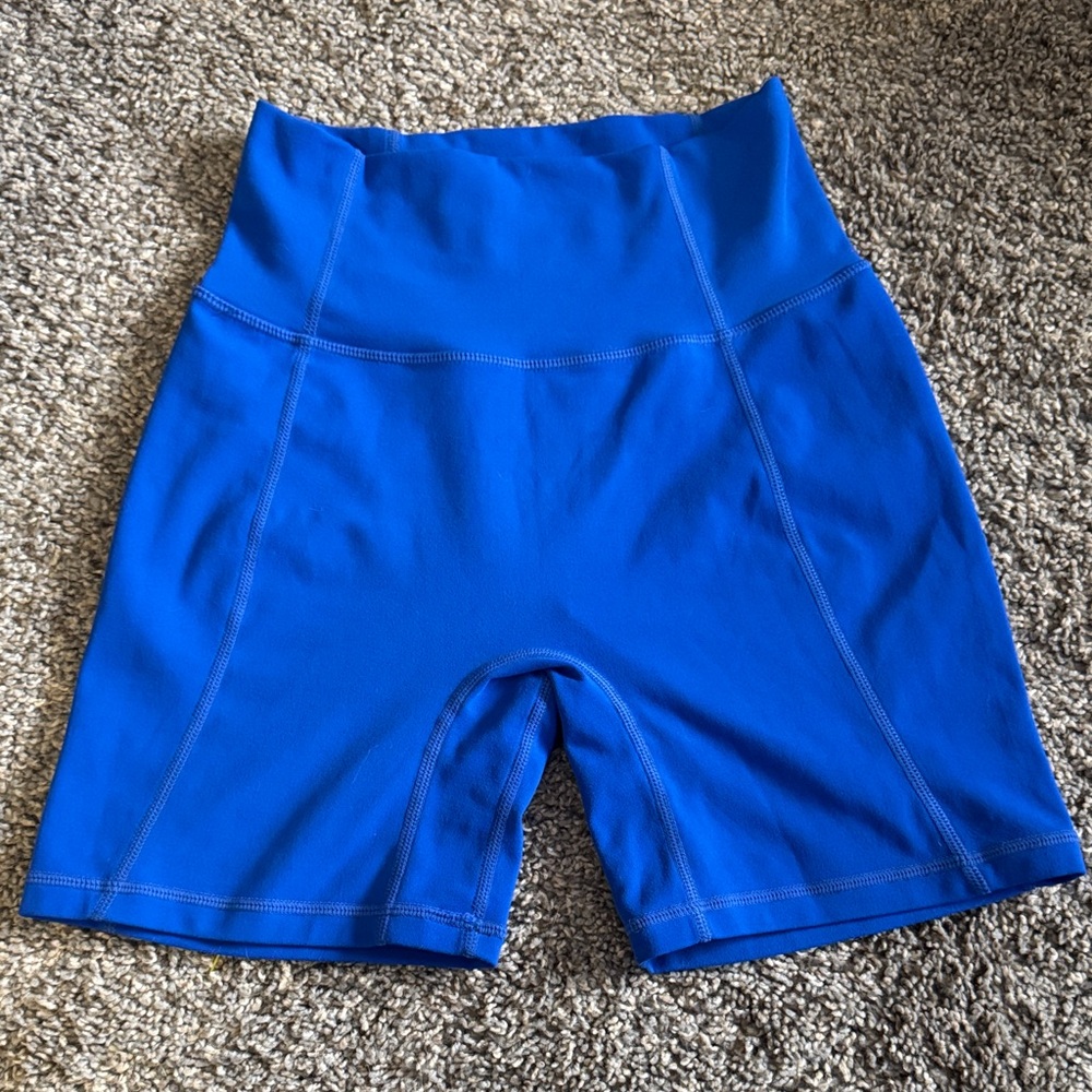 P'tula Yvette Vibrant Blue Bike Shorts